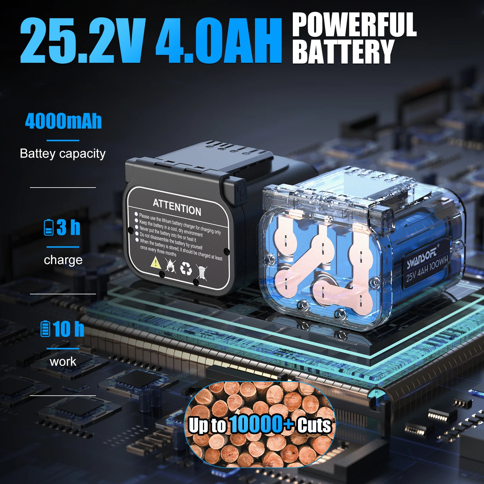 Sécateur électrique télescopique professionnel batterie